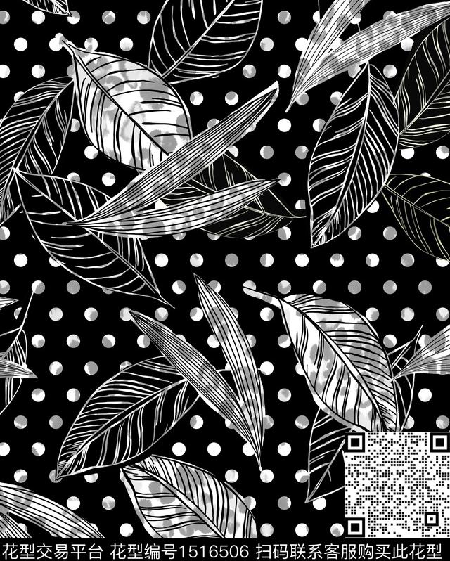 几何花卉线条几何数码印花华亿平台下载（图片编号: 1516506） - 瓦栏（Walan）