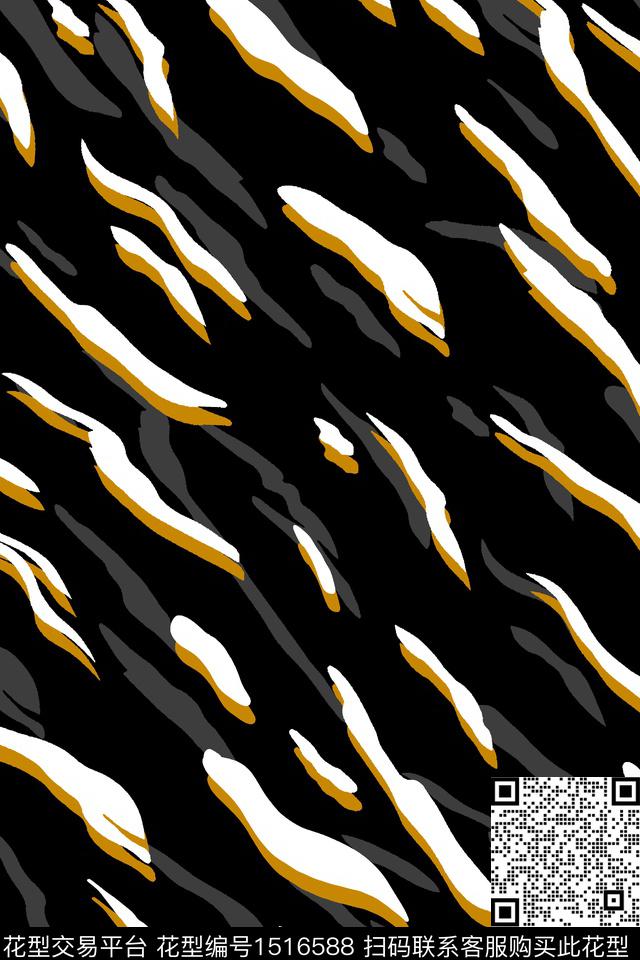 条纹抽象阴影数码印花华亿平台下载（图片编号: 1516588） - 瓦栏（Walan）