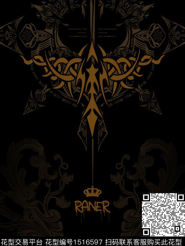 Fei-男装男装定位花传统印花华亿平台下载（图片编号: 1516597） - 瓦栏（Walan）