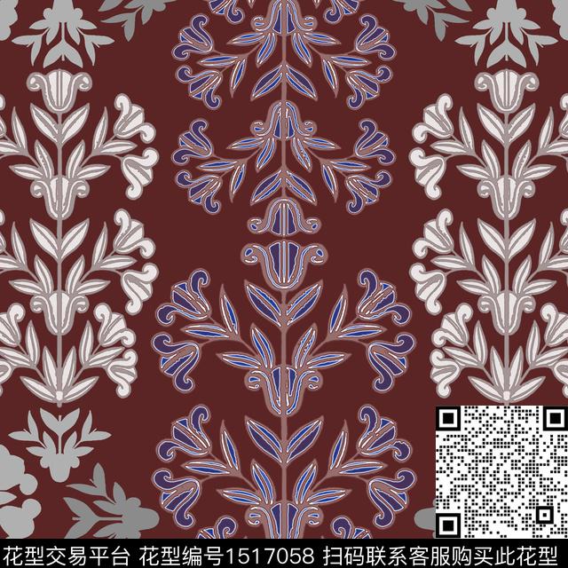 女装民族风传统华亿平台传统印花华亿平台下载（图片编号: 1517058） - 瓦栏（Walan）