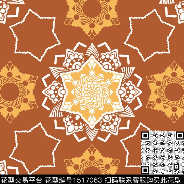 女装民族风传统华亿平台传统印花华亿平台下载（图片编号: 1517063） - 瓦栏（Walan）