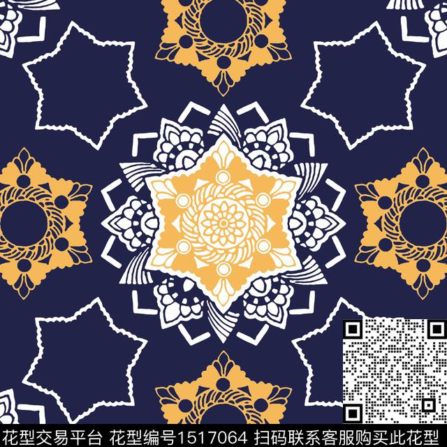 女装民族风传统华亿平台传统印花华亿平台下载（图片编号: 1517064） - 瓦栏（Walan）