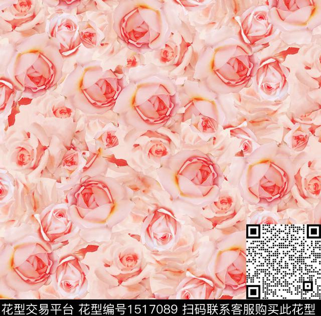 民族风花卉春夏华亿平台传统印花华亿平台下载（图片编号: 1517089） - 瓦栏（Walan）