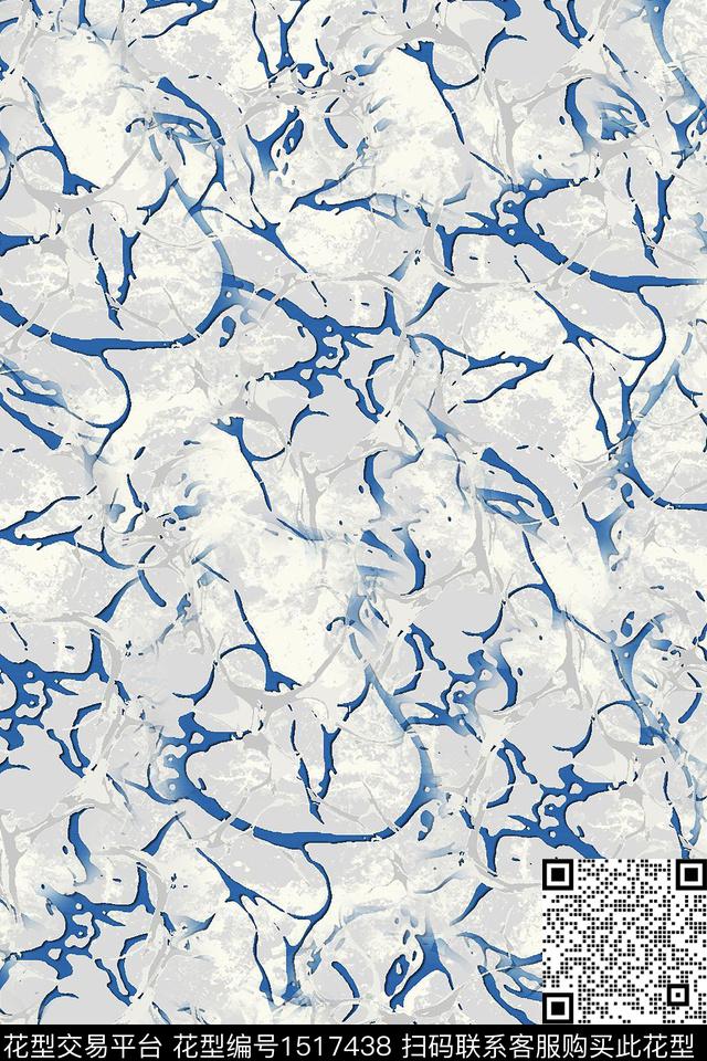 肌理纹理抽象数码印花华亿平台下载（图片编号: 1517438） - 瓦栏（Walan）