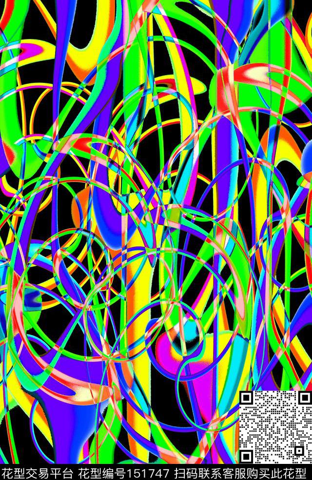 光影效果变形数码印花华亿平台下载（图片编号: 151747） - 瓦栏（Walan）