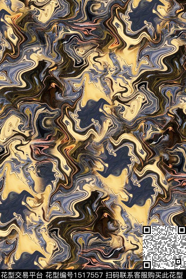 肌理纹理抽象数码印花华亿平台下载（图片编号: 1517557） - 瓦栏（Walan）