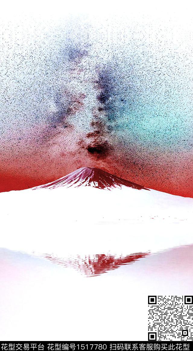 涂鸦趣味潮流男生数码印花华亿平台下载（图片编号: 1517780） - 瓦栏（Walan）