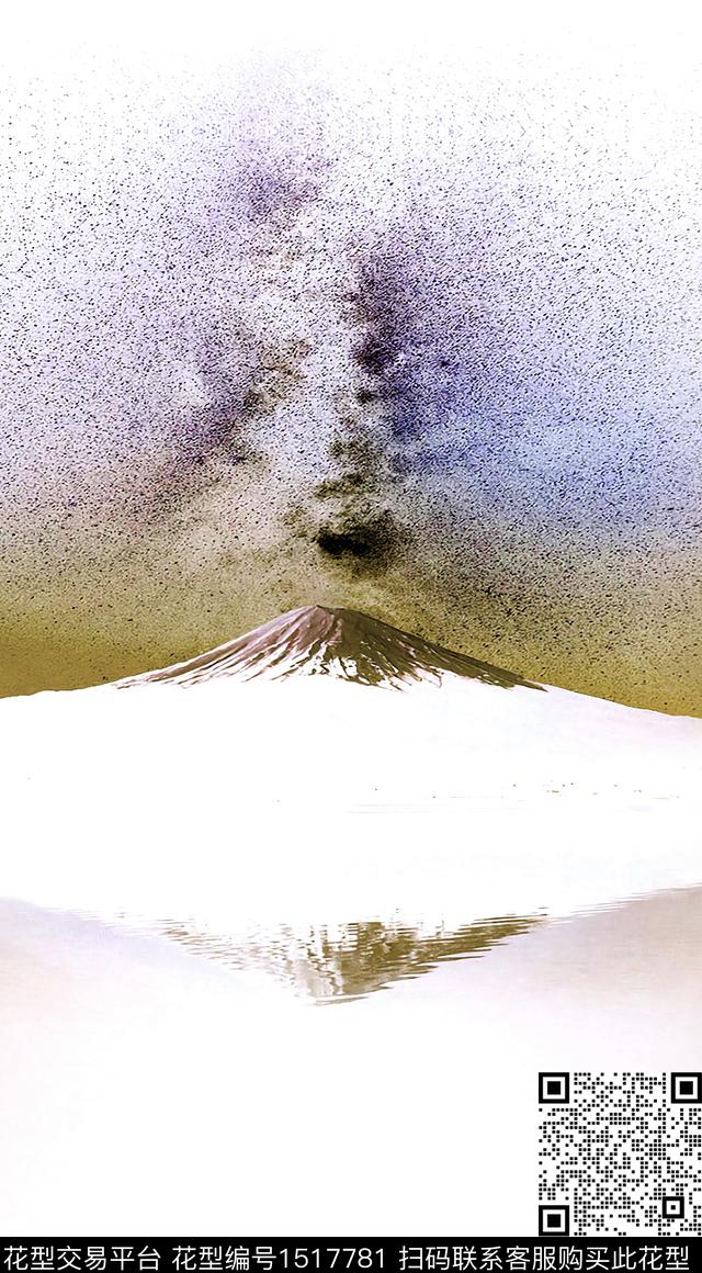 涂鸦趣味潮流男生数码印花华亿平台下载（图片编号: 1517781） - 瓦栏（Walan）