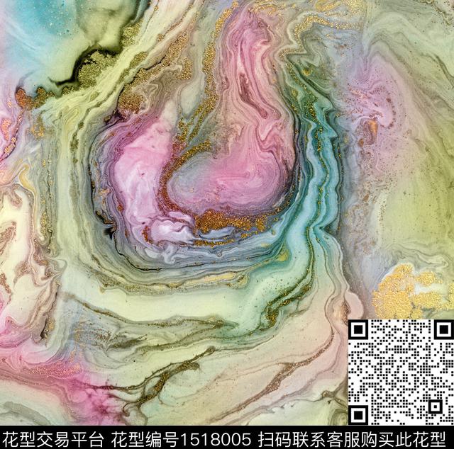 小清新大牌风民族风数码印花华亿平台下载（图片编号: 1518005） - 瓦栏（Walan）