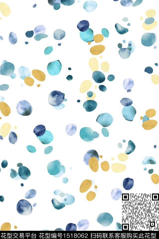 几何大牌风小清新数码印花华亿平台下载（图片编号: 1518062） - 瓦栏（Walan）