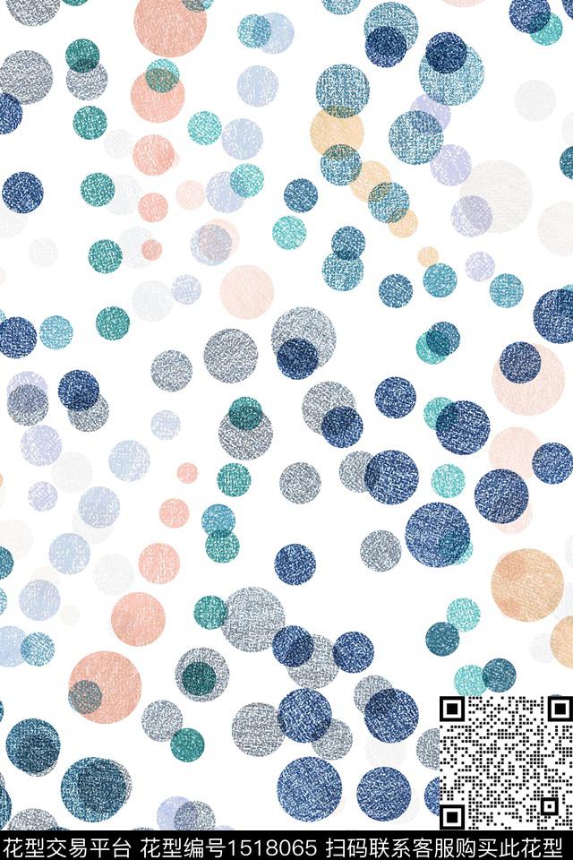 几何大牌风小清新数码印花华亿平台下载（图片编号: 1518065） - 瓦栏（Walan）