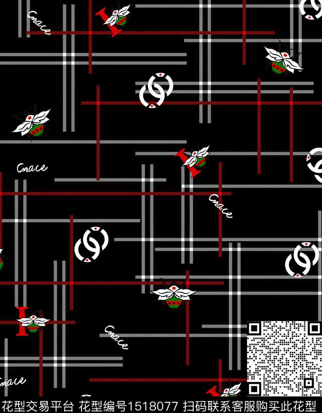 定位花数码华亿平台几何数码印花华亿平台下载（图片编号: 1518077） - 瓦栏（Walan）