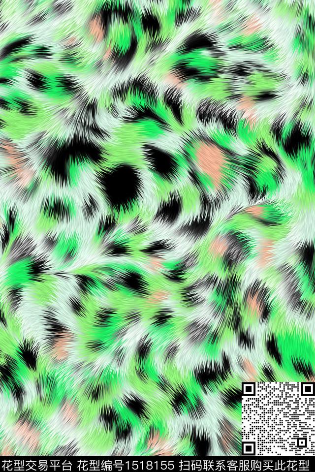 纹理抽象年轻女性数码印花华亿平台下载（图片编号: 1518155） - 瓦栏（Walan）