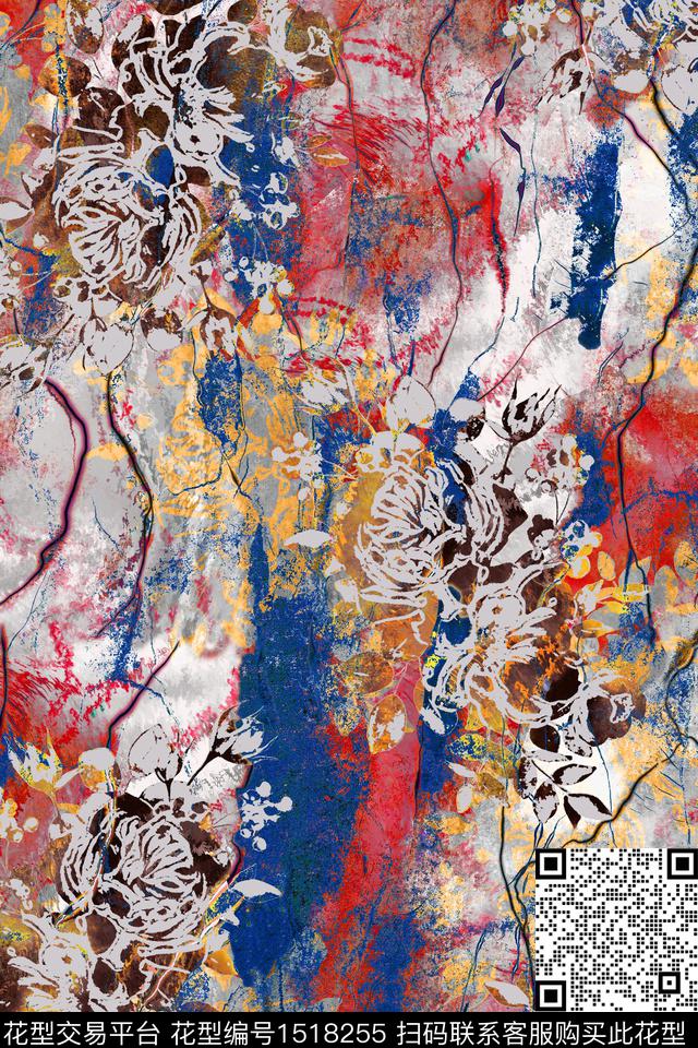 几何秋冬华亿平台抽象数码印花华亿平台下载（图片编号: 1518255） - 瓦栏（Walan）