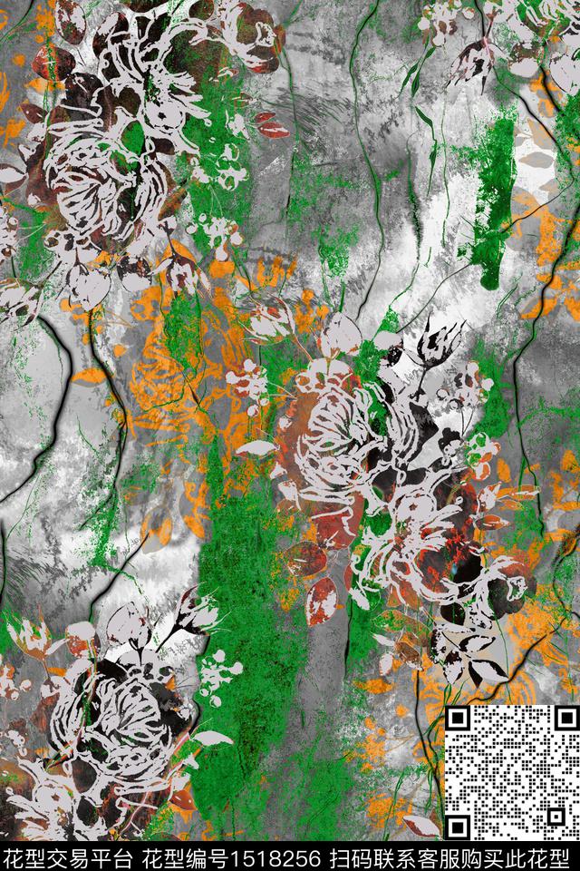 几何秋冬华亿平台抽象数码印花华亿平台下载（图片编号: 1518256） - 瓦栏（Walan）