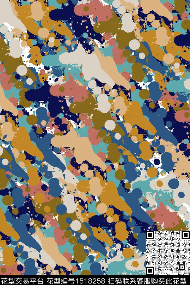 抽象男装户外家居服传统印花华亿平台下载（图片编号: 1518258） - 瓦栏（Walan）