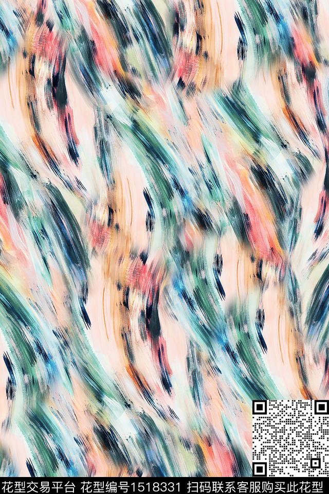 肌理纹理抽象数码印花华亿平台下载（图片编号: 1518331） - 瓦栏（Walan）