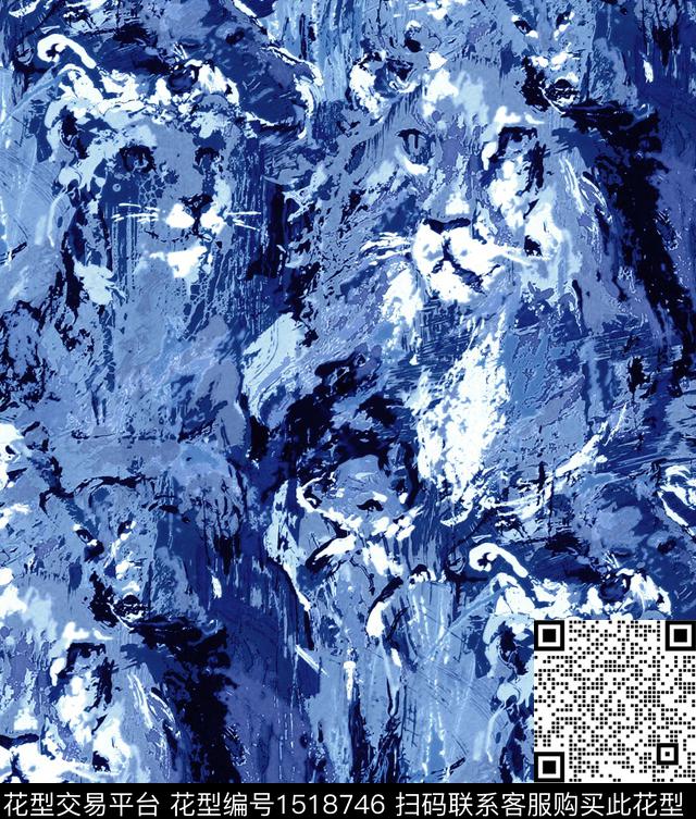 油画华亿平台老虎马数码印花华亿平台下载（图片编号: 1518746） - 瓦栏（Walan）