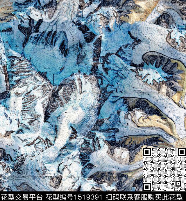 地图地表肌理map数码印花华亿平台下载（图片编号: 1519391） - 瓦栏（Walan）