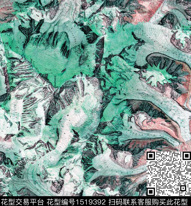 地图地表肌理map数码印花华亿平台下载（图片编号: 1519392） - 瓦栏（Walan）