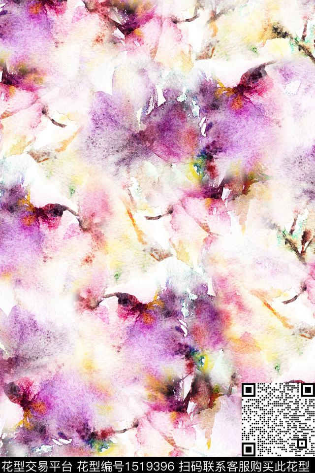 肌理纹理抽象数码印花华亿平台下载（图片编号: 1519396） - 瓦栏（Walan）