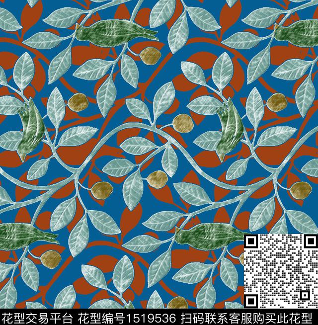 数码华亿平台叶子鸟数码印花华亿平台下载（图片编号: 1519536） - 瓦栏（Walan）