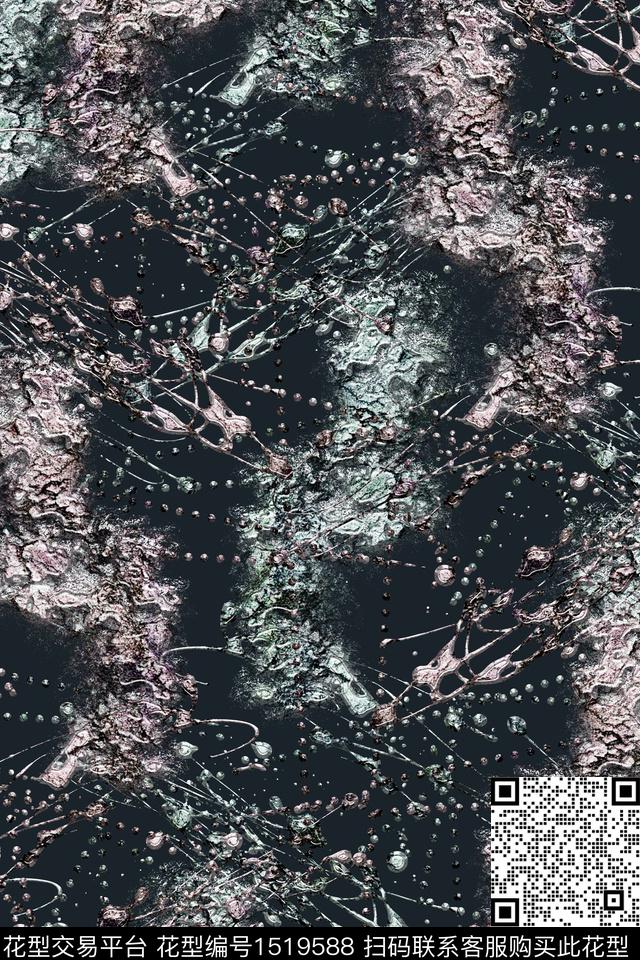 抽象男装户外家居服数码印花华亿平台下载（图片编号: 1519588） - 瓦栏（Walan）