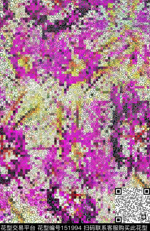 花朵花卉数码印花华亿平台下载（图片编号: 151994） - 瓦栏（Walan）
