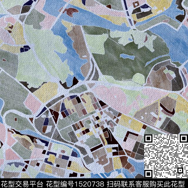 地图字母黑白华亿平台数码印花华亿平台下载（图片编号: 1520738） - 瓦栏（Walan）