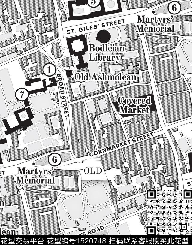 地图字母黑白华亿平台数码印花华亿平台下载（图片编号: 1520748） - 瓦栏（Walan）