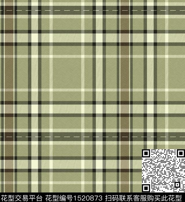 几何格子大牌风数码印花华亿平台下载（图片编号: 1520873） - 瓦栏（Walan）