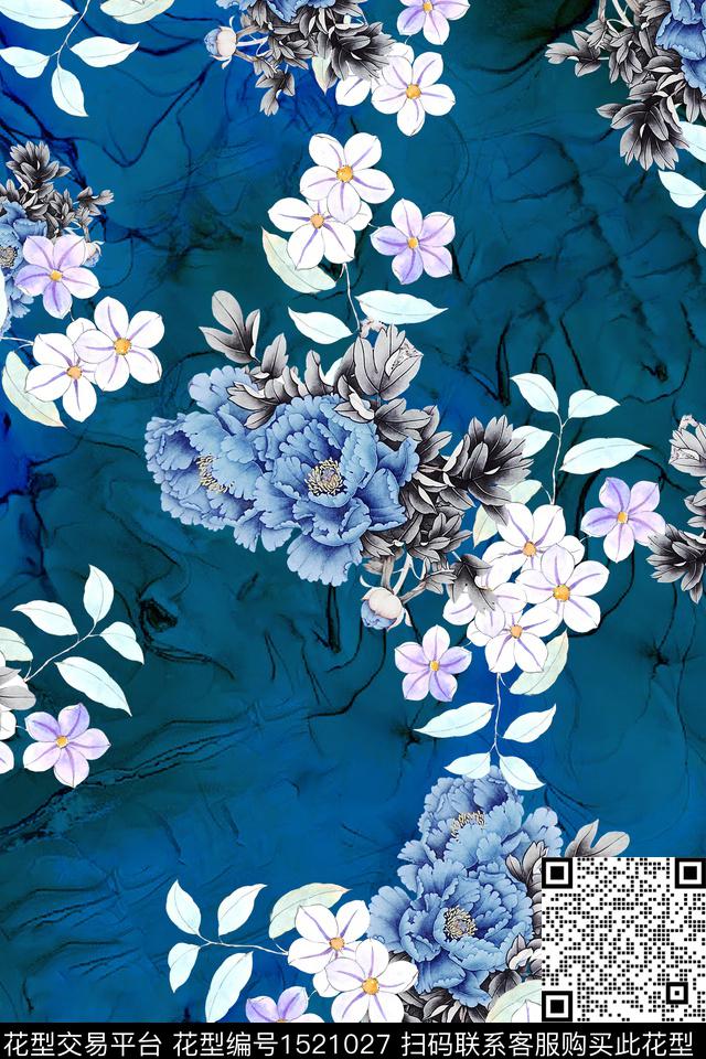 旗袍香云纱中老年数码印花华亿平台下载（图片编号: 1521027） - 瓦栏（Walan）