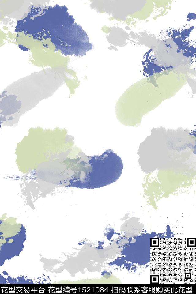 肌理抽象小清新数码印花华亿平台下载（图片编号: 1521084） - 瓦栏（Walan）