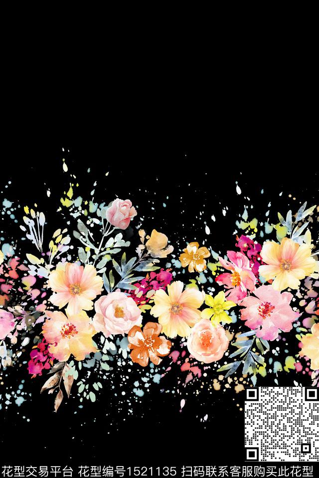 定位花女装花卉数码印花华亿平台下载（图片编号: 1521135） - 瓦栏（Walan）