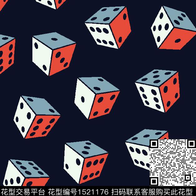 字母格子几何传统印花华亿平台下载（图片编号: 1521176） - 瓦栏（Walan）