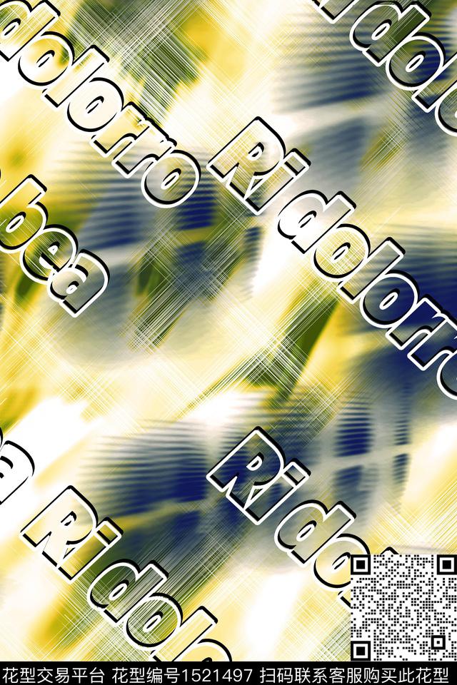 字母数码华亿平台满版散花数码印花华亿平台下载（图片编号: 1521497） - 瓦栏（Walan）