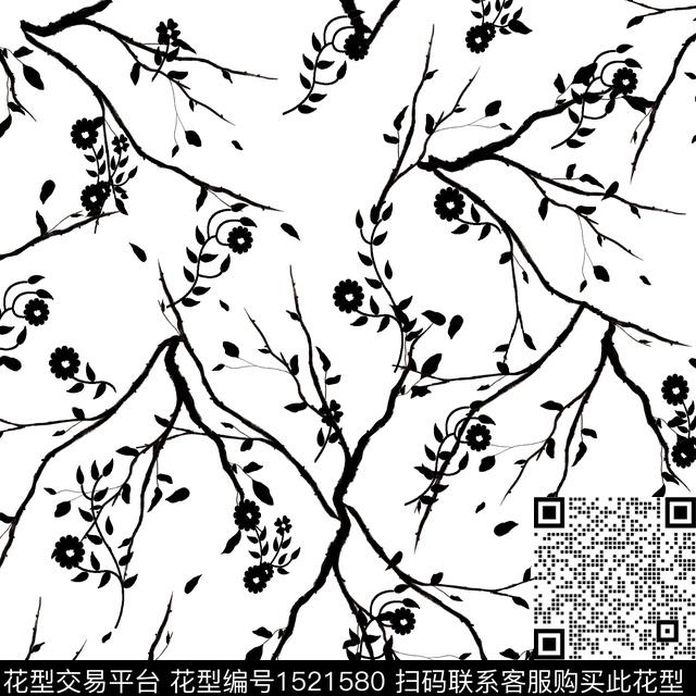 女装春夏华亿平台花卉数码印花华亿平台下载（图片编号: 1521580） - 瓦栏（Walan）