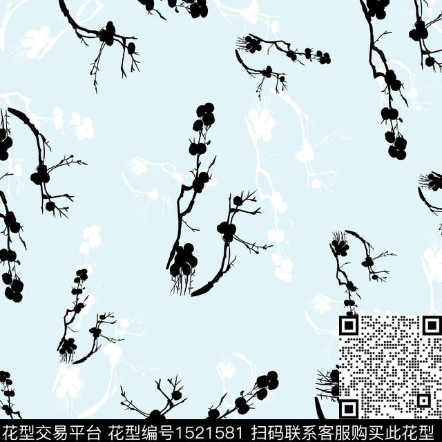 女装春夏华亿平台花卉数码印花华亿平台下载（图片编号: 1521581） - 瓦栏（Walan）