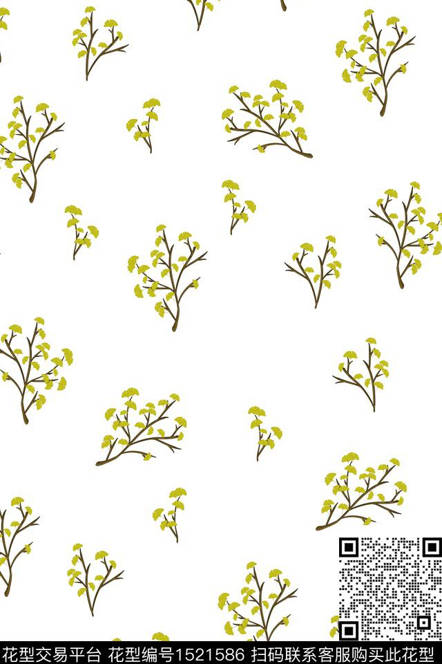 女装春夏华亿平台花卉数码印花华亿平台下载（图片编号: 1521586） - 瓦栏（Walan）