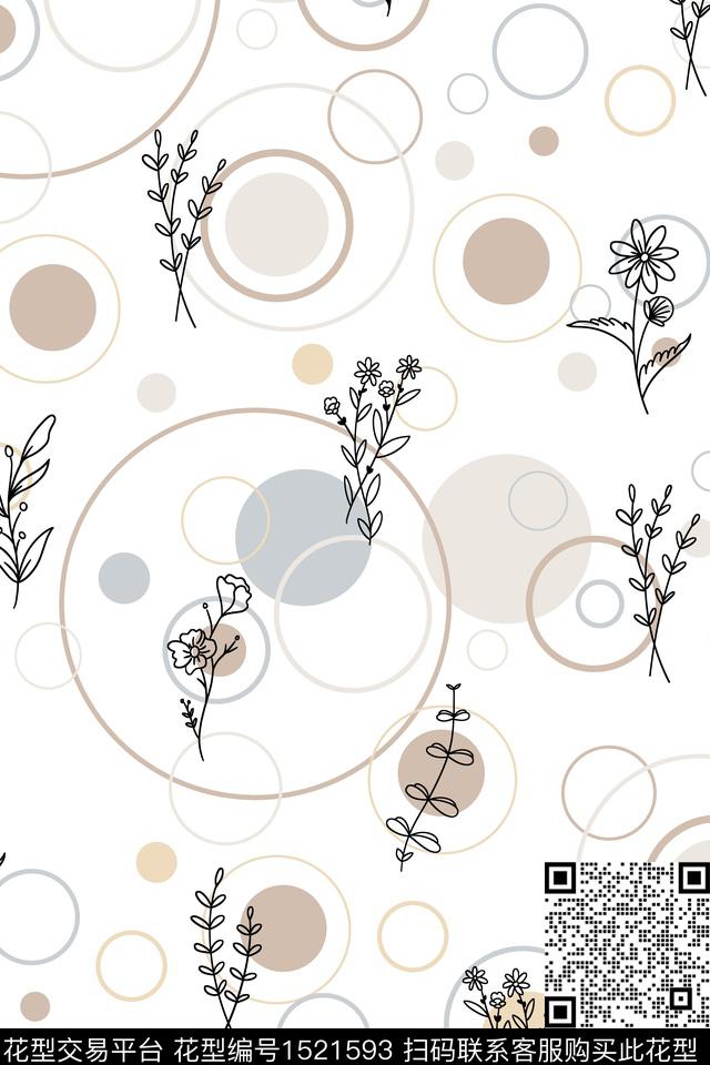 女装春夏华亿平台花卉数码印花华亿平台下载（图片编号: 1521593） - 瓦栏（Walan）