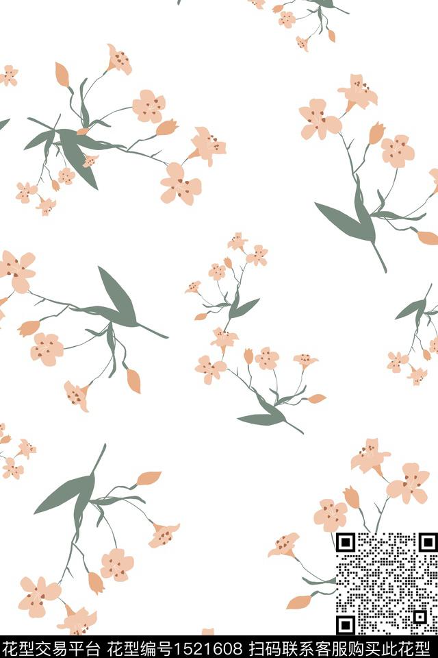 女装春夏华亿平台花卉数码印花华亿平台下载（图片编号: 1521608） - 瓦栏（Walan）