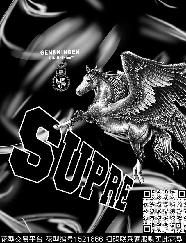 定位花动物大牌风数码印花华亿平台下载（图片编号: 1521666） - 瓦栏（Walan）