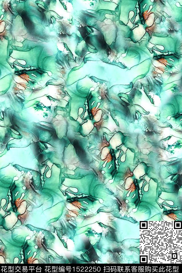 肌理纹理抽象数码印花华亿平台下载（图片编号: 1522250） - 瓦栏（Walan）