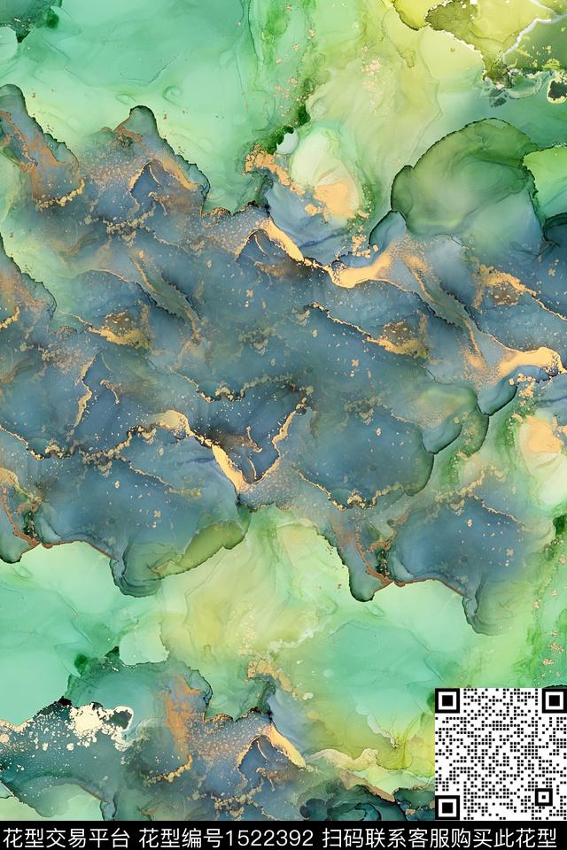 渐变肌理女装数码印花华亿平台下载（图片编号: 1522392） - 瓦栏（Walan）