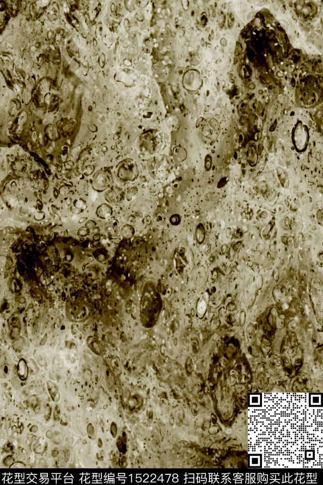 肌理男装抽象数码印花华亿平台下载（图片编号: 1522478） - 瓦栏（Walan）