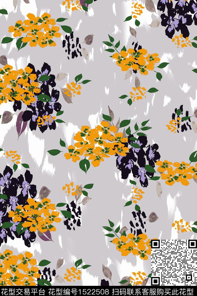 绿植树叶春夏华亿平台小碎花数码印花华亿平台下载（图片编号: 1522508） - 瓦栏（Walan）