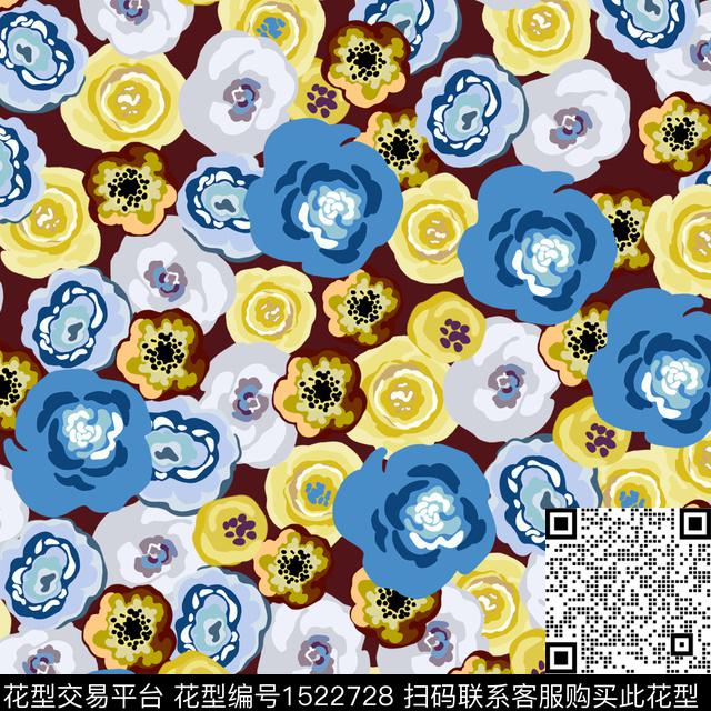 时尚数码华亿平台女装数码印花华亿平台下载（图片编号: 1522728） - 瓦栏（Walan）