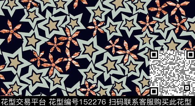 星星五角星平面印花数码印花华亿平台下载（图片编号: 152276） - 瓦栏（Walan）