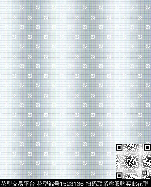 格子几何大牌风传统印花华亿平台下载（图片编号: 1523136） - 瓦栏（Walan）