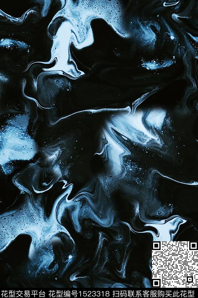 肌理纹理抽象数码印花华亿平台下载（图片编号: 1523318） - 瓦栏（Walan）